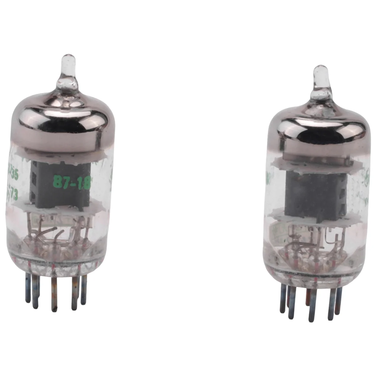 2PCS GE5654W GE5654 Vacuum Tube Valve Vacuum Electronic Tube Upgrade for 6J1 6M1 6AK5 6J1P EF95 Pairing Audio Amplifiers