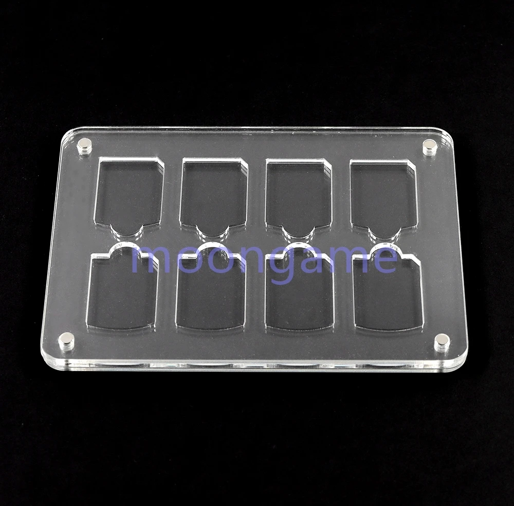 1 قطعة ل PSVITA PSV1000 PSV2000 الشفافية بطاقة الألعاب الاكريليك الحال بالنسبة PSV 1000 2000 عرض حالة تخزين قذيفة صندوق شفاف