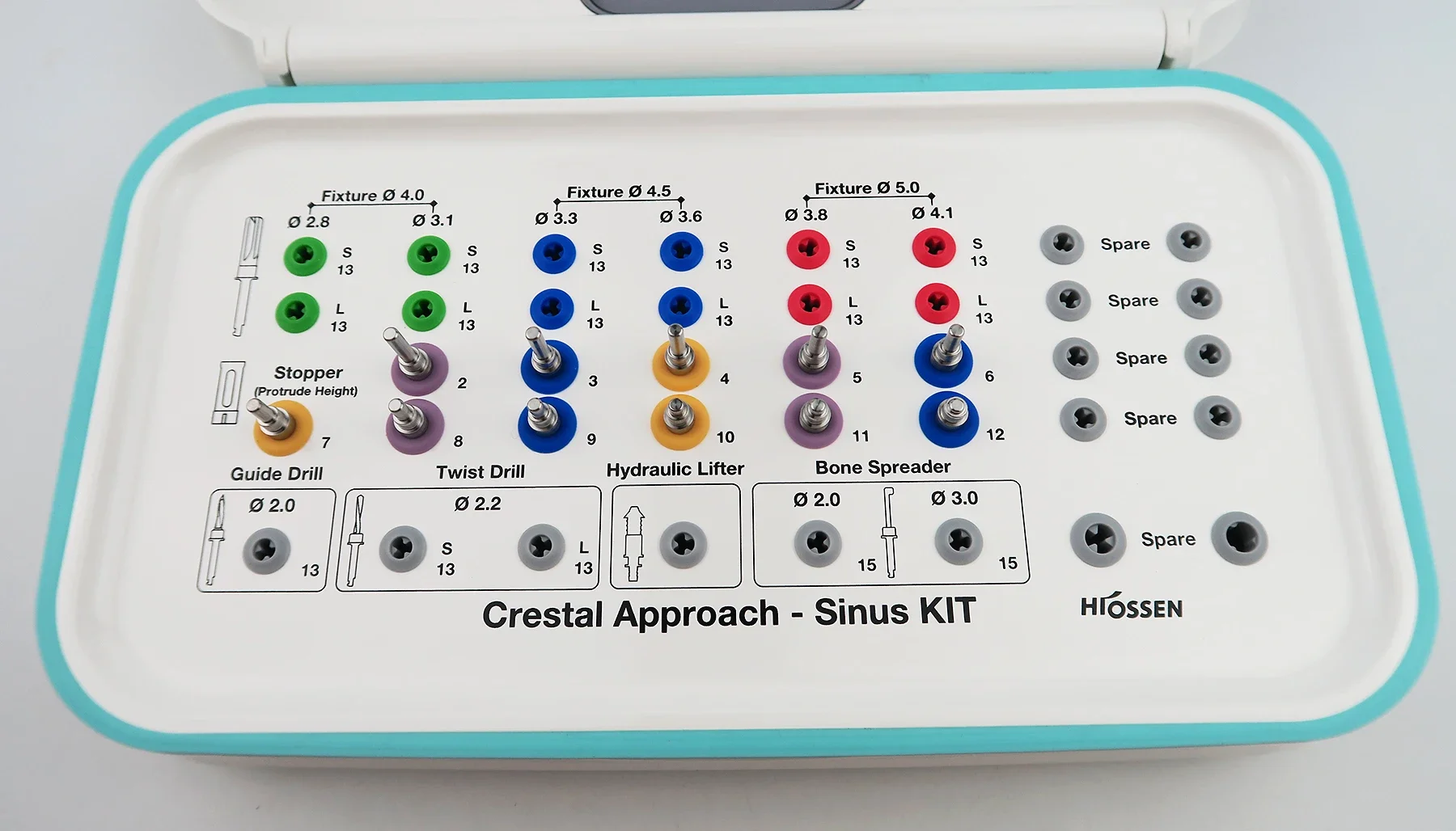 KIT sinusal de acercamiento crestal den-tal/kitsden-tal