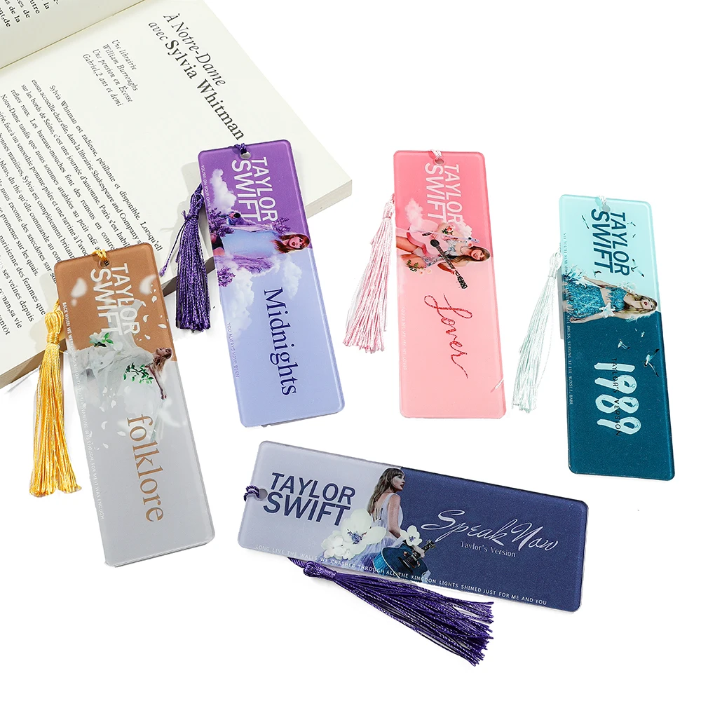 Pop Singer Tyler Bookmark - Colorful acrylic with tassel bookmark, a thoughtful reading mark gift for fans of the singer