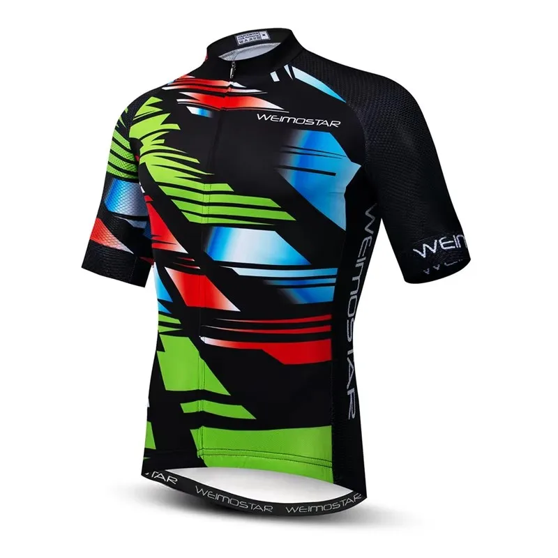 cycling jersey Men's Bike jerseys summer clothing Road Mountain MTB Maillot Ciclismo Racing Tops shirts breathable green
