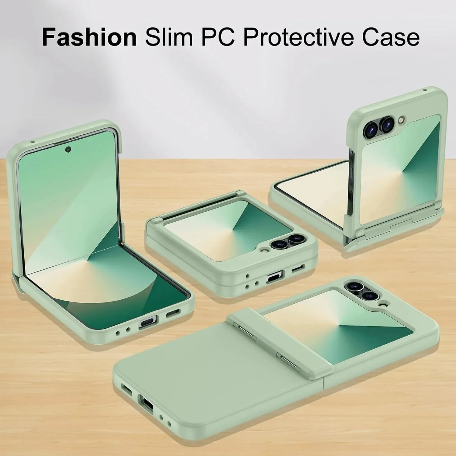 Luxury Slim Matte Hinge Protection Case for Samsung Galaxy Z Flip 6 5 4 3 Heavy Duty Shockproof Armor Cover for Samsung Z Flip6