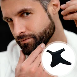 Men Beard Comb Guide Hairdressing Beard Styling Template Hair Trim Templates Ruler Combs Edging Shaping Tool