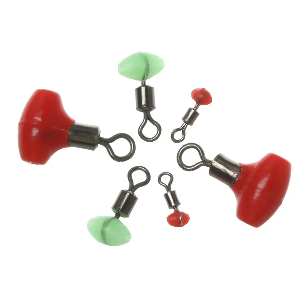 

10PCS Multiple Size Fishing Swivels Connect Zig Pulley Clip Slider Beads Fast Link Line Rigs Running Ledger Tackle Accessories