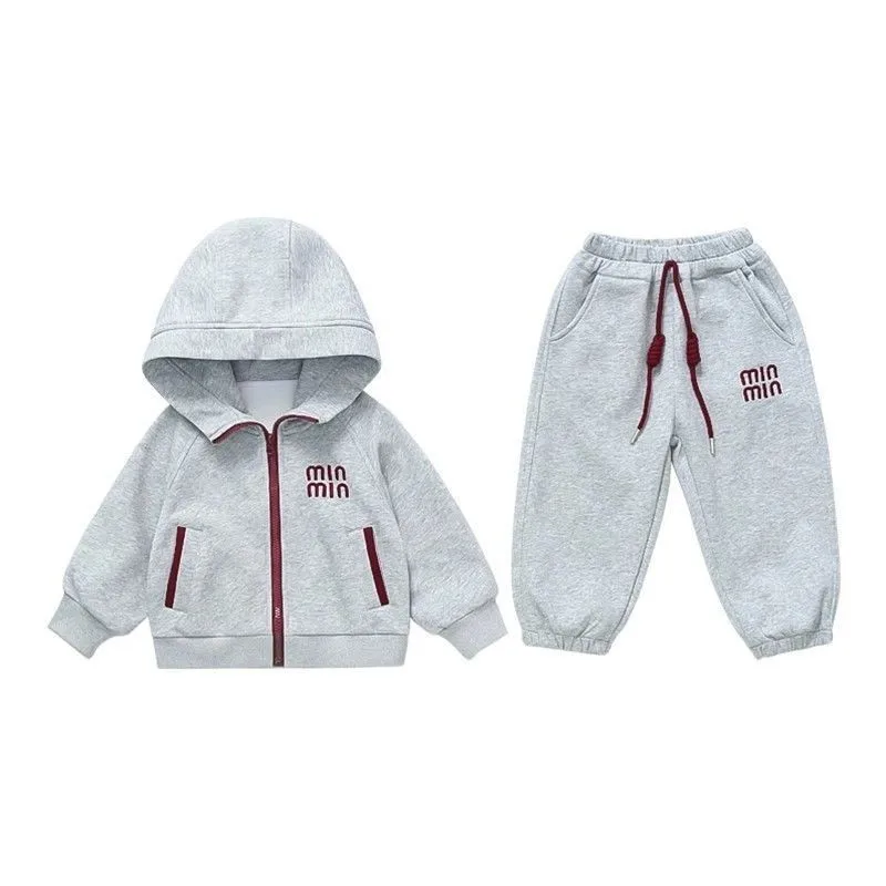 2026 new Winter Baby Boys Cotton Padded  Coats+Pants sets Kids Children Casual Comfortable Overcoats Clothes
