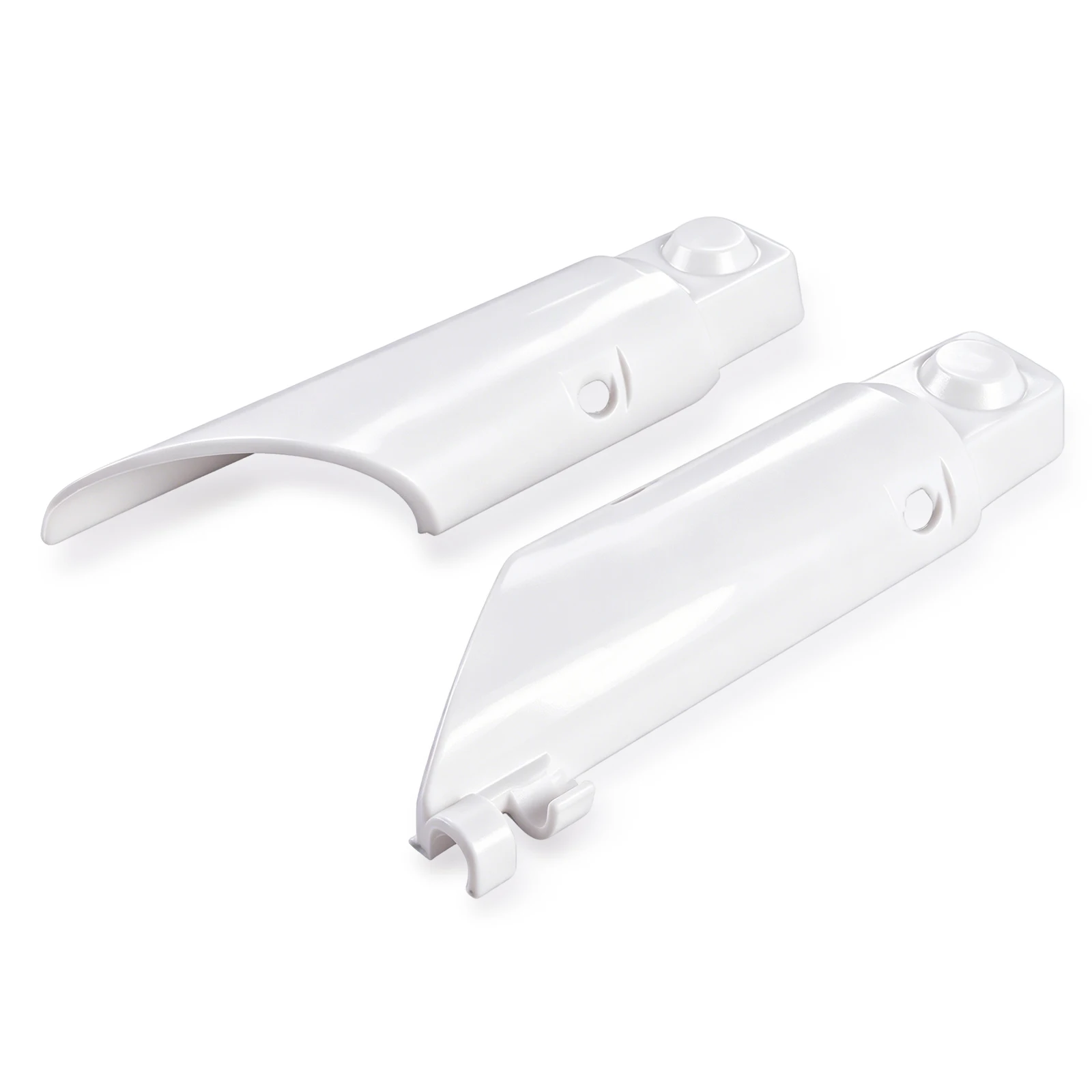 White Front Fork Guard Suspension Cover Plastic Fender for Honda XR50 CRF50 XR CRF 50 Dirt Bike Off-Road Motocross Accessories view 6