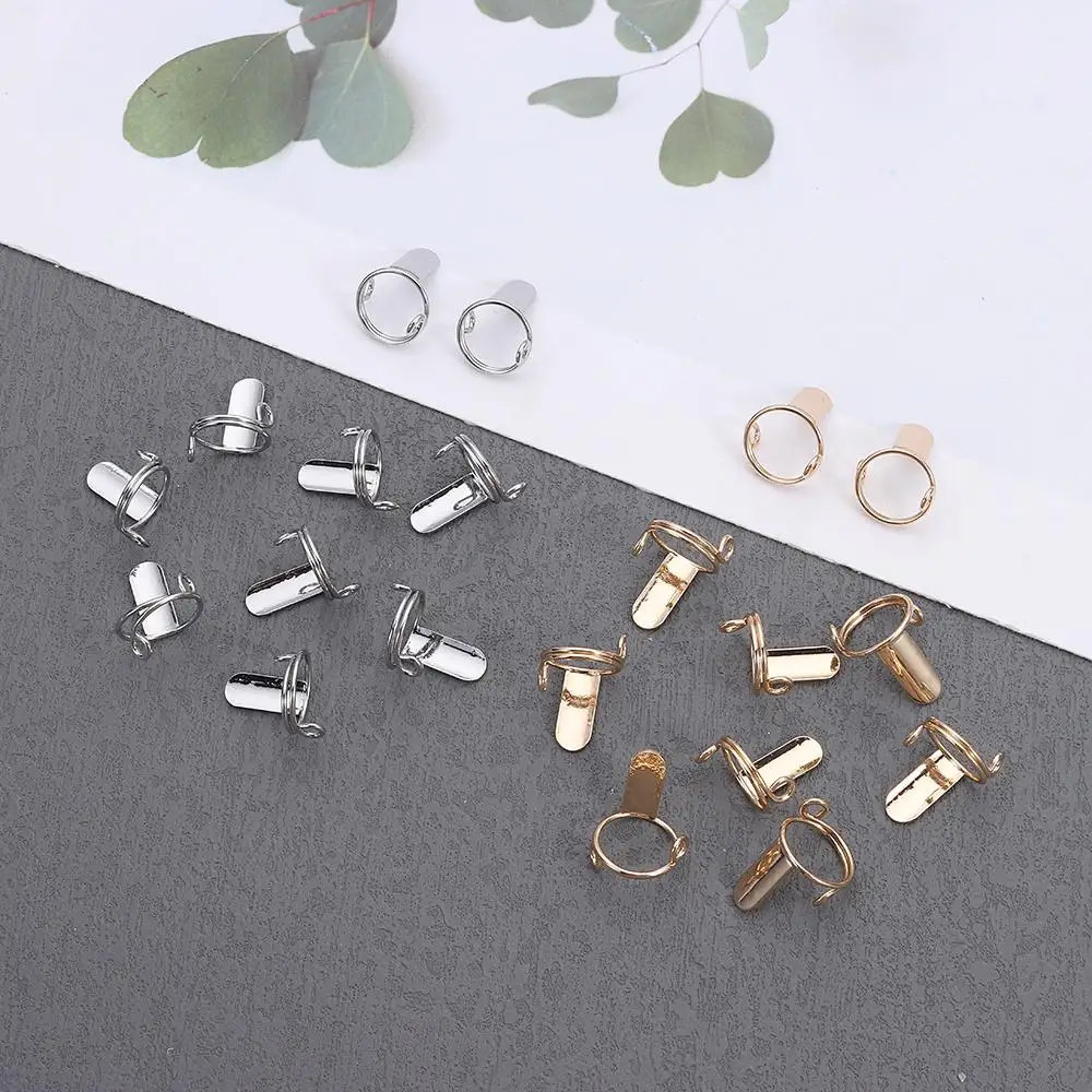 High Quality Reusable Nail Rings Removable Gold Color Fingertip Nail Rings Silver Color Causal Phalanx Ring Women Girls