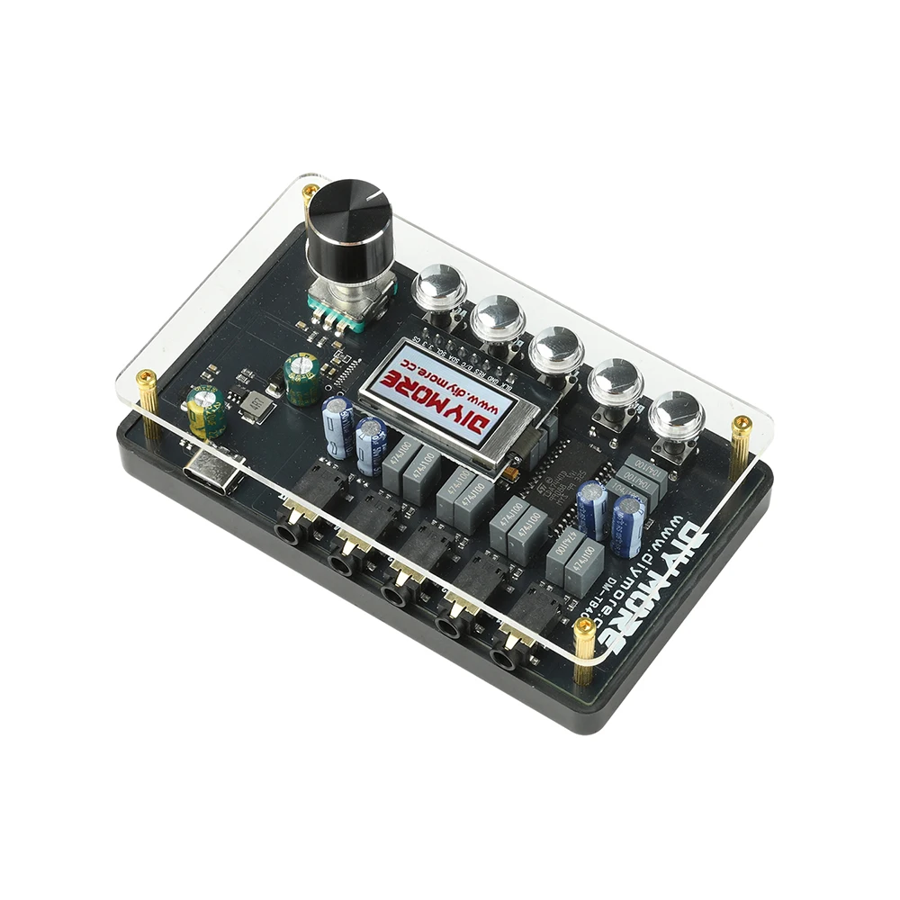 DC 5V TDA7440 CW Audio-Switcher-Verstärkerplatine mit Klangregelung Typ C-Schnittstelle DM-TB4C02 – Detail 12