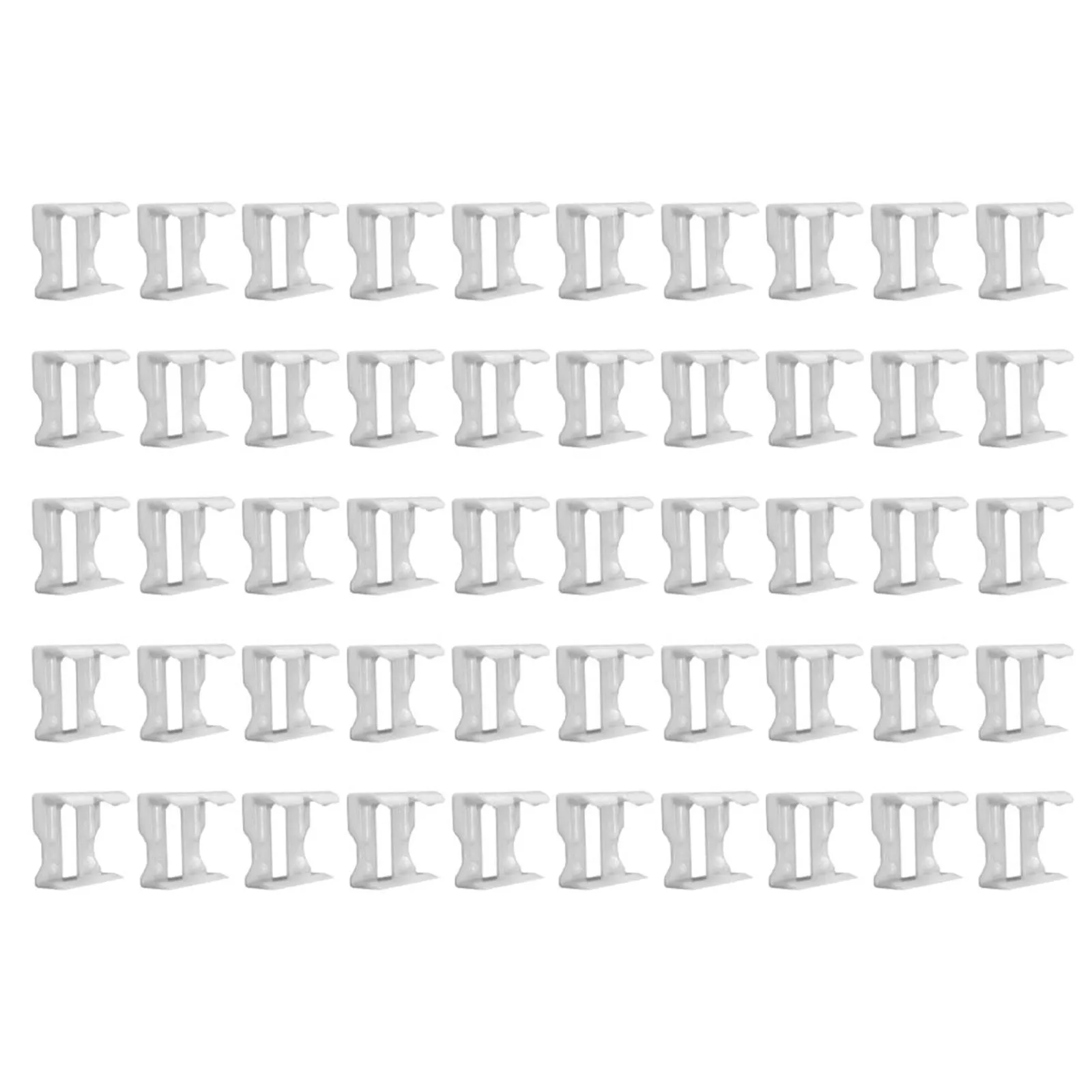Solar Panel Water Guide Clips  Pack of 50  ASA Material  Enhance Efficiency  Prevent Water Accumulation  Quick and Easy Assembly