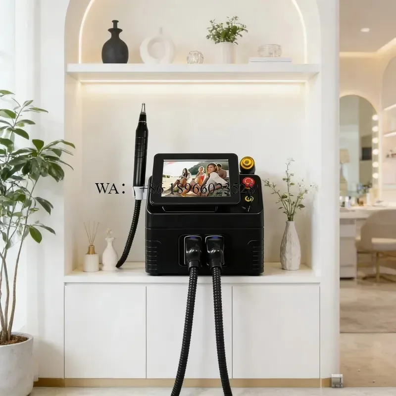WMWMNU High Quality Portable 2 in 1 Tattoo and Hair Removal for 808 Pico Ice Cooling Technology