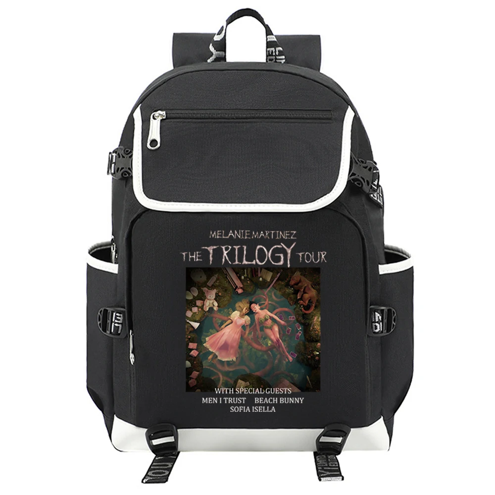 Melanie Martinez The Trilogy Tour 2024 Back To School Portals Bag Student and Leisure Sports Go Out To Play Unisex Backpack