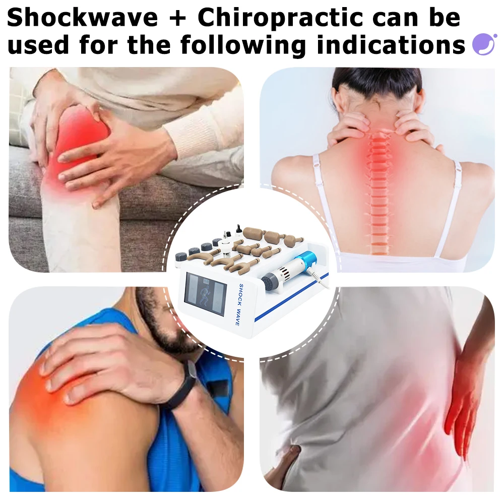 300MJ آلة العلاج بالمستخدمين لضعف الانتصاب لتخفيف الآلام 2 في 1 أدوات ضبط العلاج بتقويم العمود الفقري مسدس تصحيح كهربائي #6