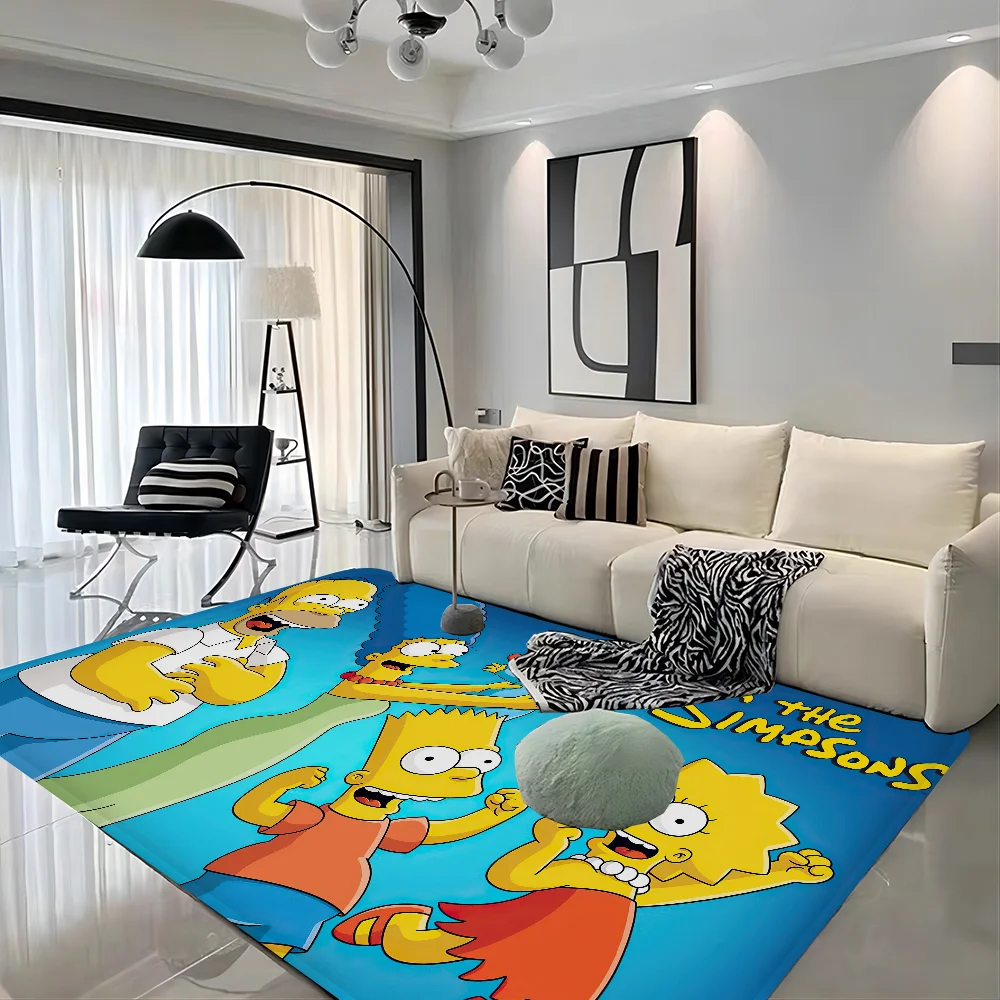 Cartoon T-The S-Simpsons Kitchen Mat Cheaper Anti-slip Modern Living Room Balcony Printed Modern Home Decor