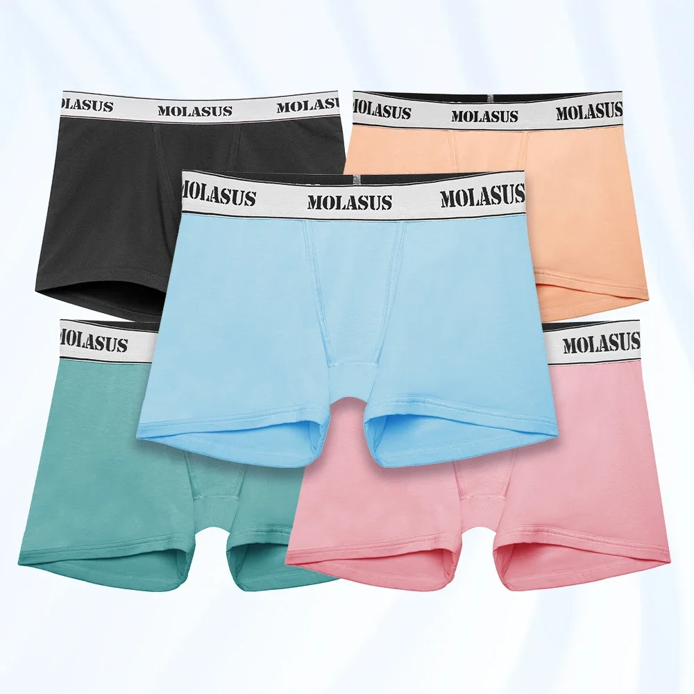 4 Inch Inseam Women’s Trunks Boxers Underwear Soft Stretch Cotton Boxer Briefs Ladies Anti Chafing Boy Shorts Panties Plus Size