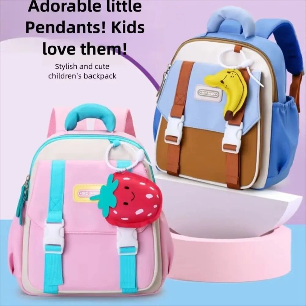Lightweight Kindergarten School Bag Adjustable Straps Waterproof Cute Kids Backpacks Comfortable Zipper Closure