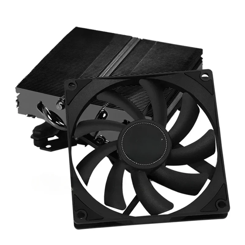 AXP90 X53 X47 X36 FULL BLACK Press Down The Cpu Fan Radiator Itx Small A4 Chassis，Excluding Fan Blades