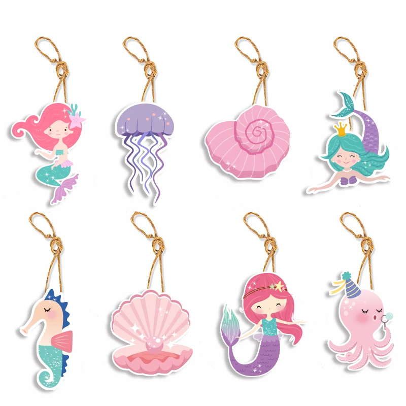 8/16Pcs Mermaid Bir…