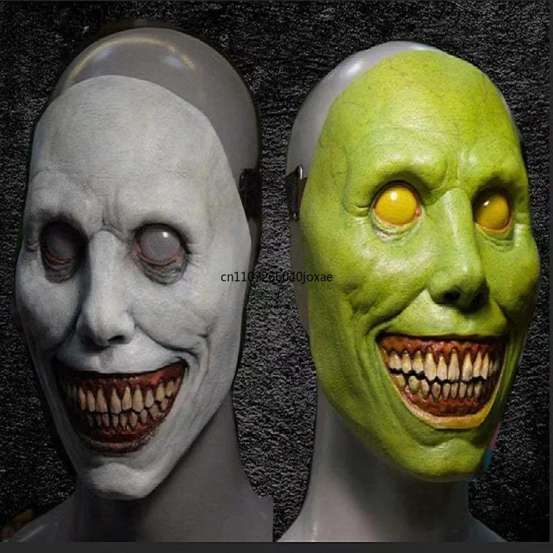Creepy Halloween Mask Smiling Demons Horror Face Masks The Evil Cosplay Props Party Masquerade Halloween Mask Clothing Accessor