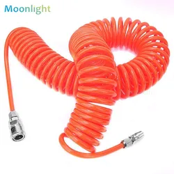 Hose For Compressor Air Tool 8mm 10mm 12mm 6M 9M 12M 8x5mm 12x8 10x6.5mm High Pressure PU Tube Pipe Gas Spring Pneumatic Spiral