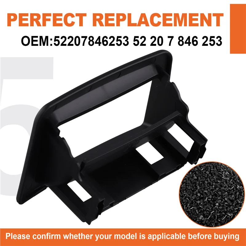 

For BMW 5 F07 GT 2013-2018 Car Center Armrest Box Switch Frame 52207846253 52 20 7 846 253 Rear Middle Arm Support