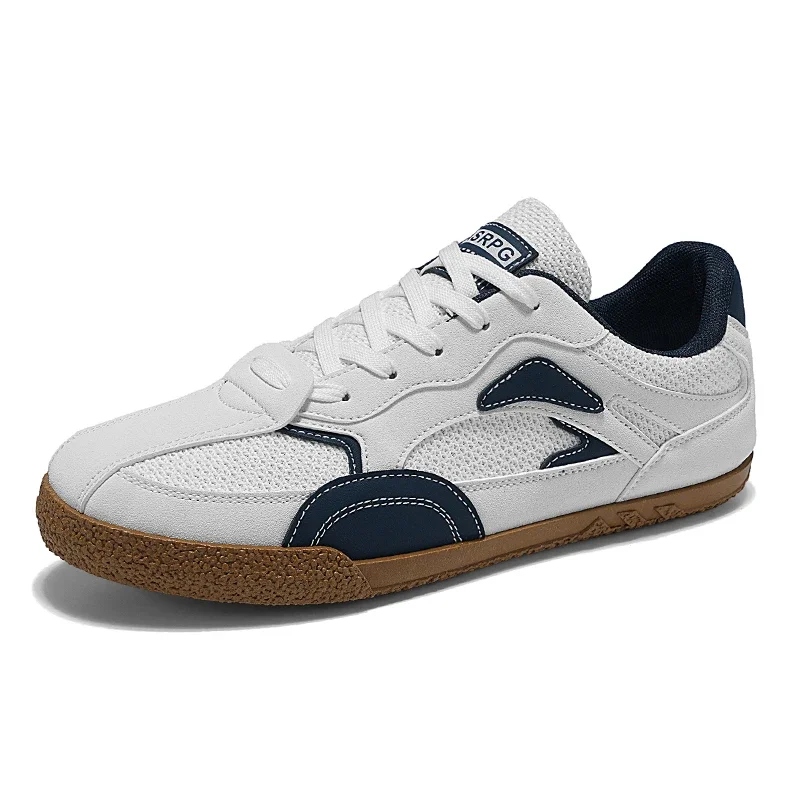 

Men's motorcycle shoes with breathable mesh, retro versatile and fashionable casual shoes