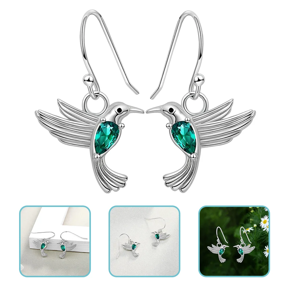 

Hummingbird Earrings Women Statement for Fashion Drop Jewelry Dangling Prom The Gift