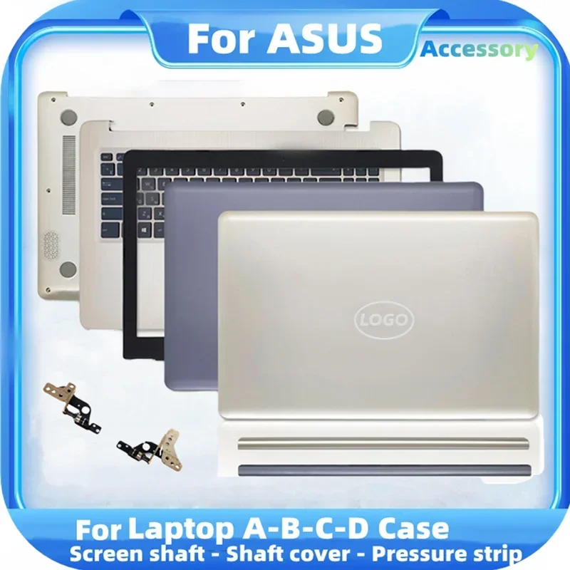 New LCD Back Cover For Asus N580 N580V/G N580VD X580V X580VE/VD NX580 Front Bezel/Hinges Cover/Palmrest/Bottom Case