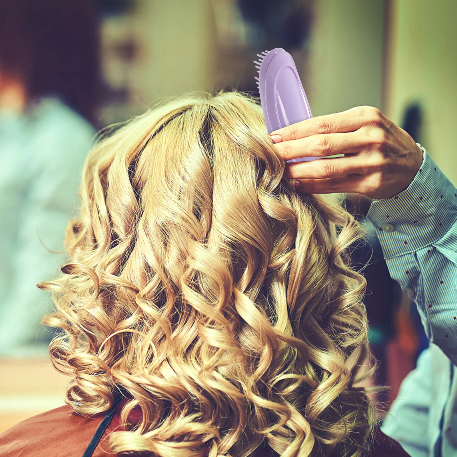 

NOLITOY Root Clips for Curly Hair Volume Roller Tool Volumizing Curl Styler