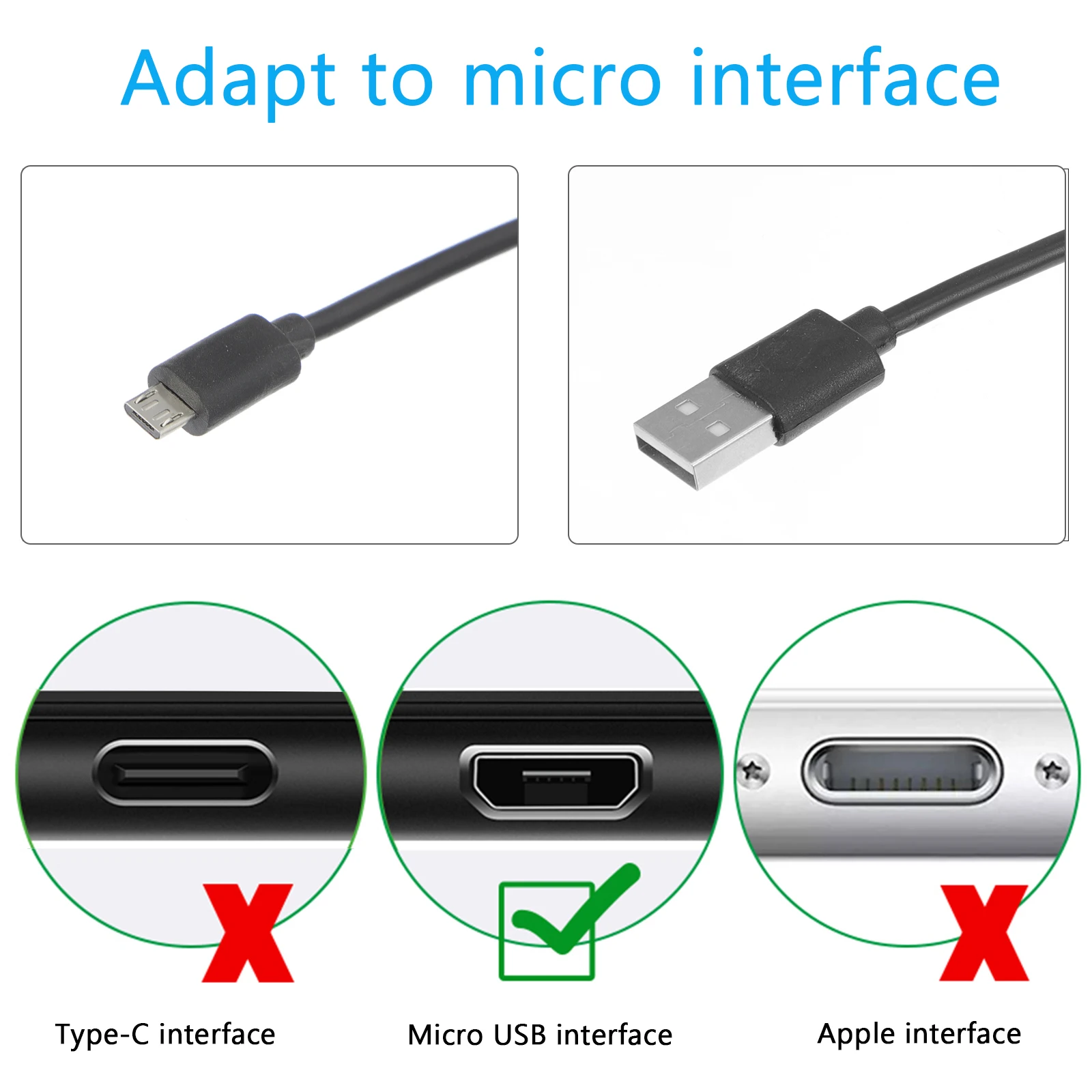

2pcs Charging Data Cables 3M Long High Copper Core Fast Charging Usb 2.0 Cable For Game Machine Compatible With One