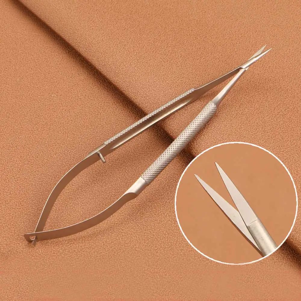 

1Pc 12mm/14mm Needle Holder with Lock Stainless Steel for Dentist Instrument Ophthalmic Surgery Instrument Medical Equipment