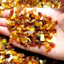 1/4lb SMALL NATURAL BALTIC AMBER STONES
