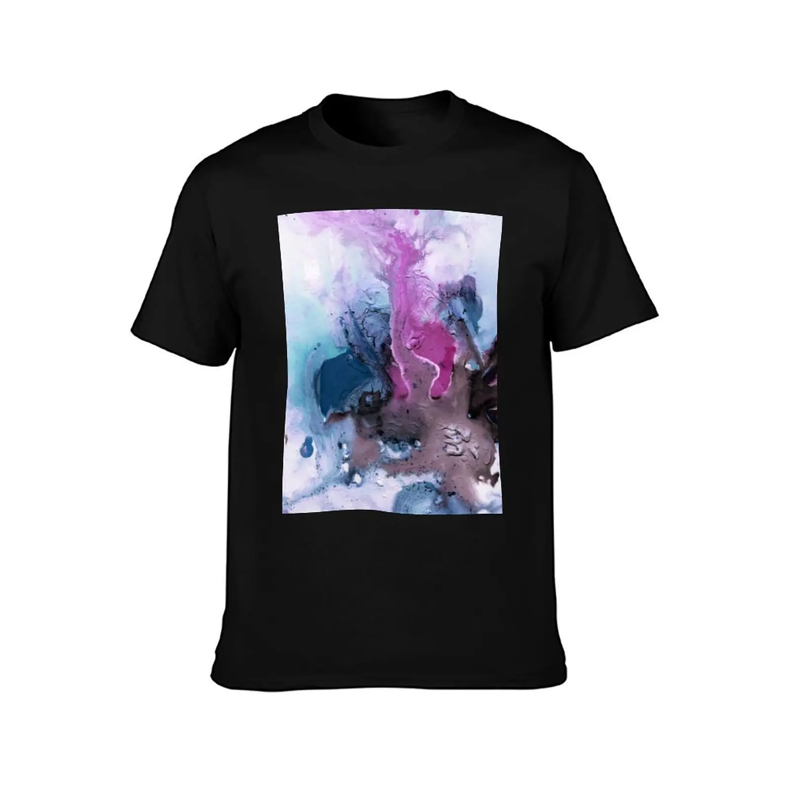 Abstract Watercolor Painting T-Shirt essential t shirt Blouse oversizeds sweat anime shirts men