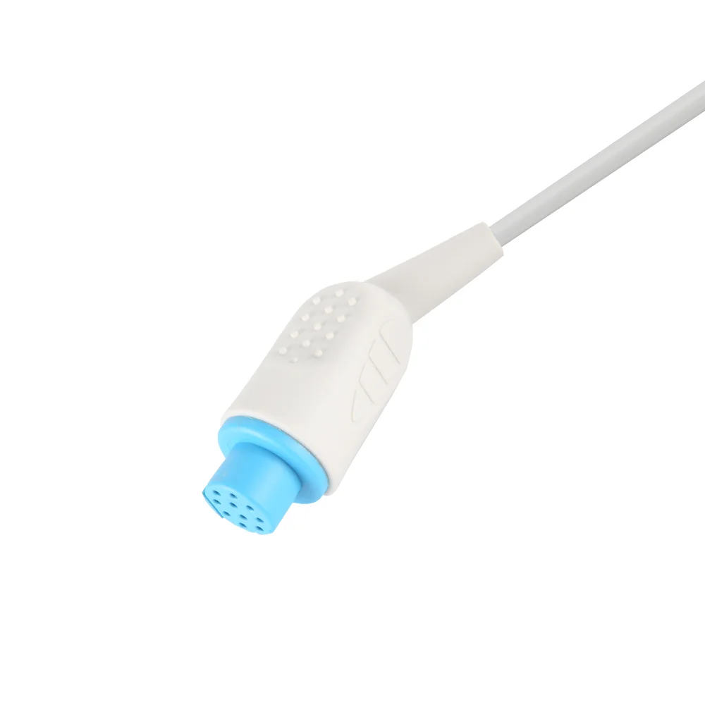 

ECG Cable and Leadwires 3 Leads Compatible GE Datex Ohmeda ECG Patient Cable with Leads Grabber IEC Caremed Factory Supply