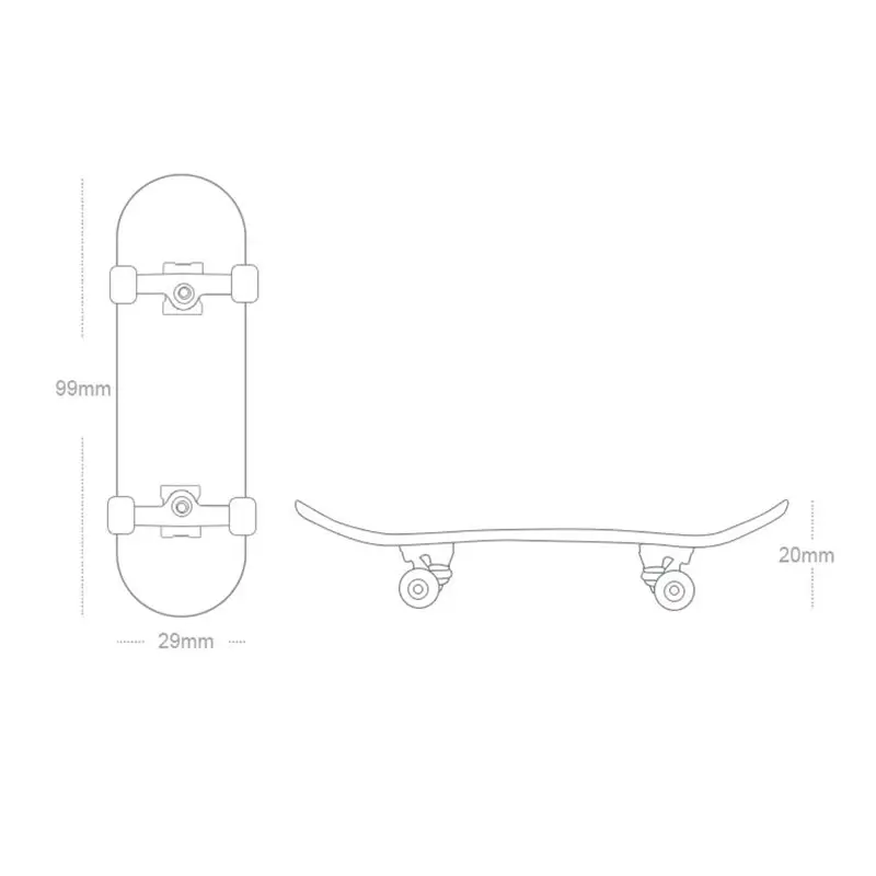 Professional Wooden Finger Skates para Adultos e Adolescentes, Fidgets Toy, Desktop Sport Game, Fingerboard Brinquedos para Homens, Novidade