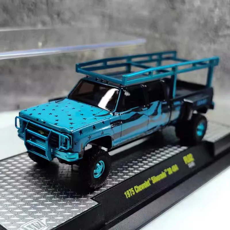 

M2 литой под давлением масштаб 1:64 пикап Silverado из сплава, имитация модели автомобиля, статическая коллекция, украшенные праздничные подарки, игрушки, сувенирный подарок