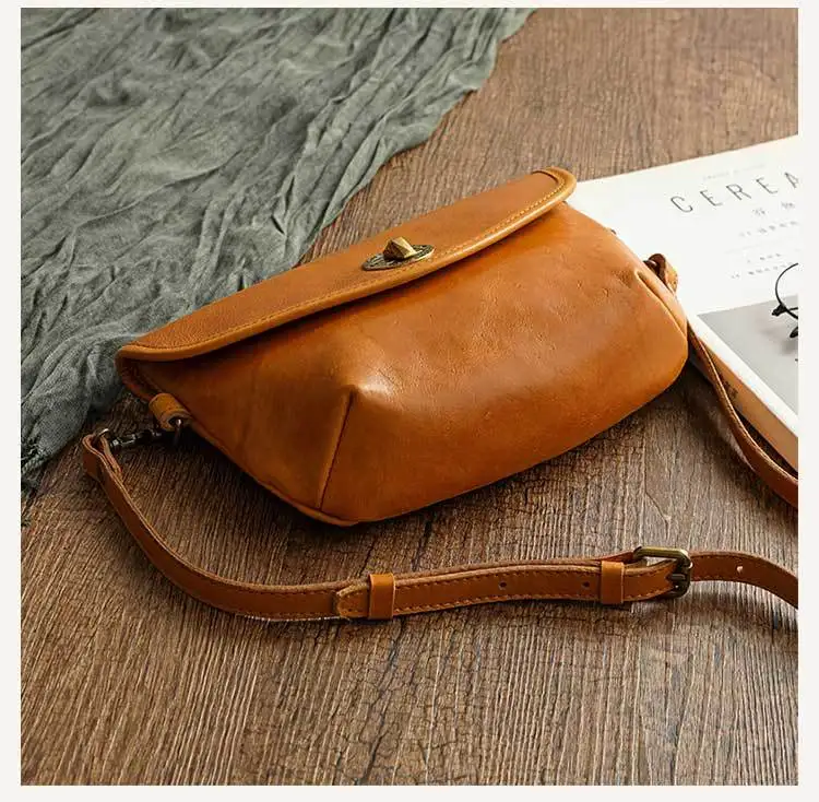 Genuine Leather Women Crossbody Bag Small Female Shoulder Handbag High Quality Mobile Phone Purse Bags for Women