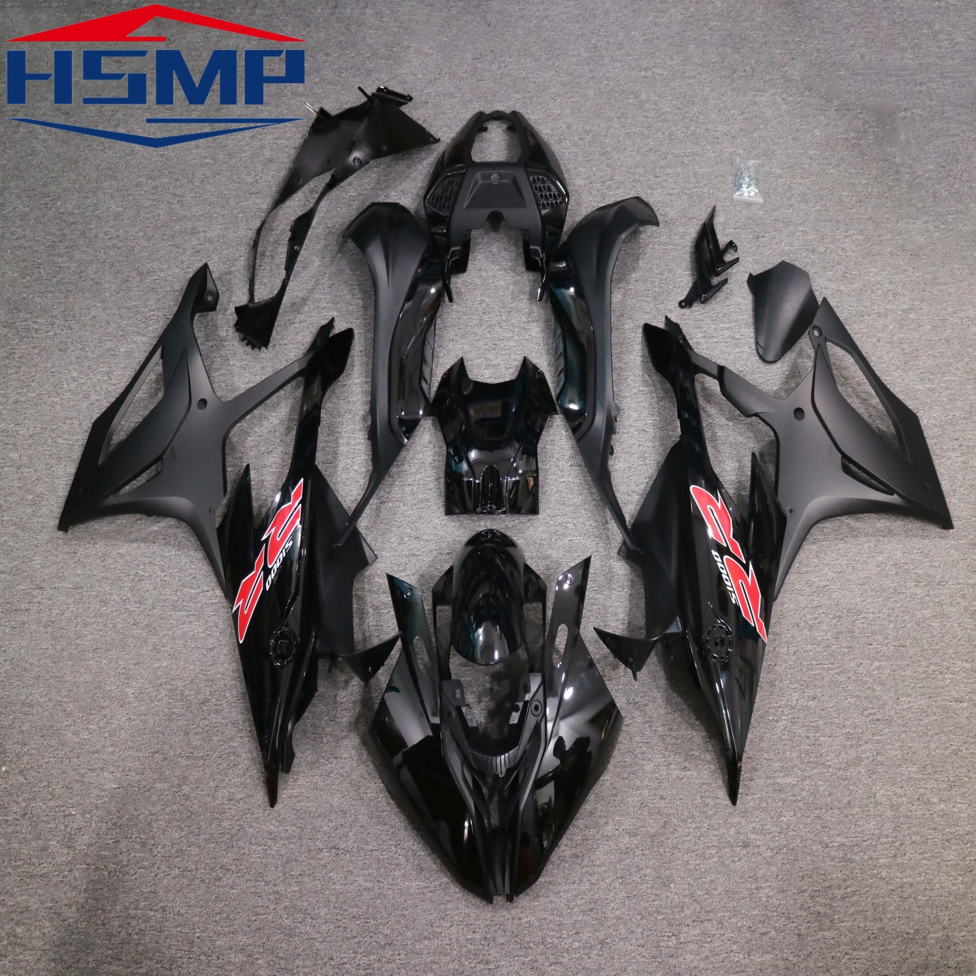 for BMW S 1000RR s 1000rr 2019 2020 2021motorcycle complete fairing ABS injection body decoration kit Darth Vader