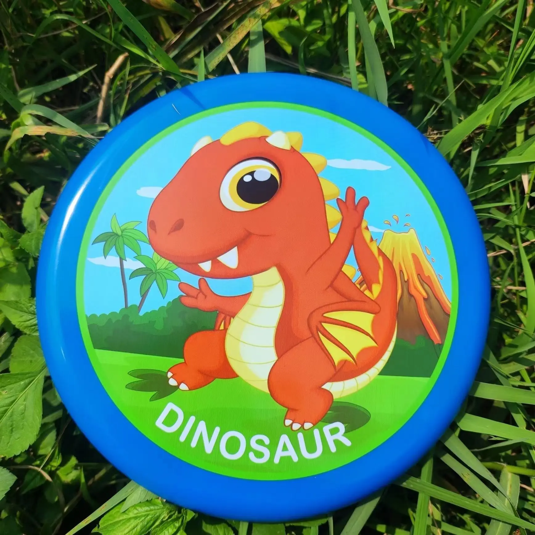 Children's Outdoor Sports Toys Cartoon Cute Dinosaur Unicorn Rabbit Soft Rubber Flying Disc Toys Fun Hand Throw Flying Disc Toys