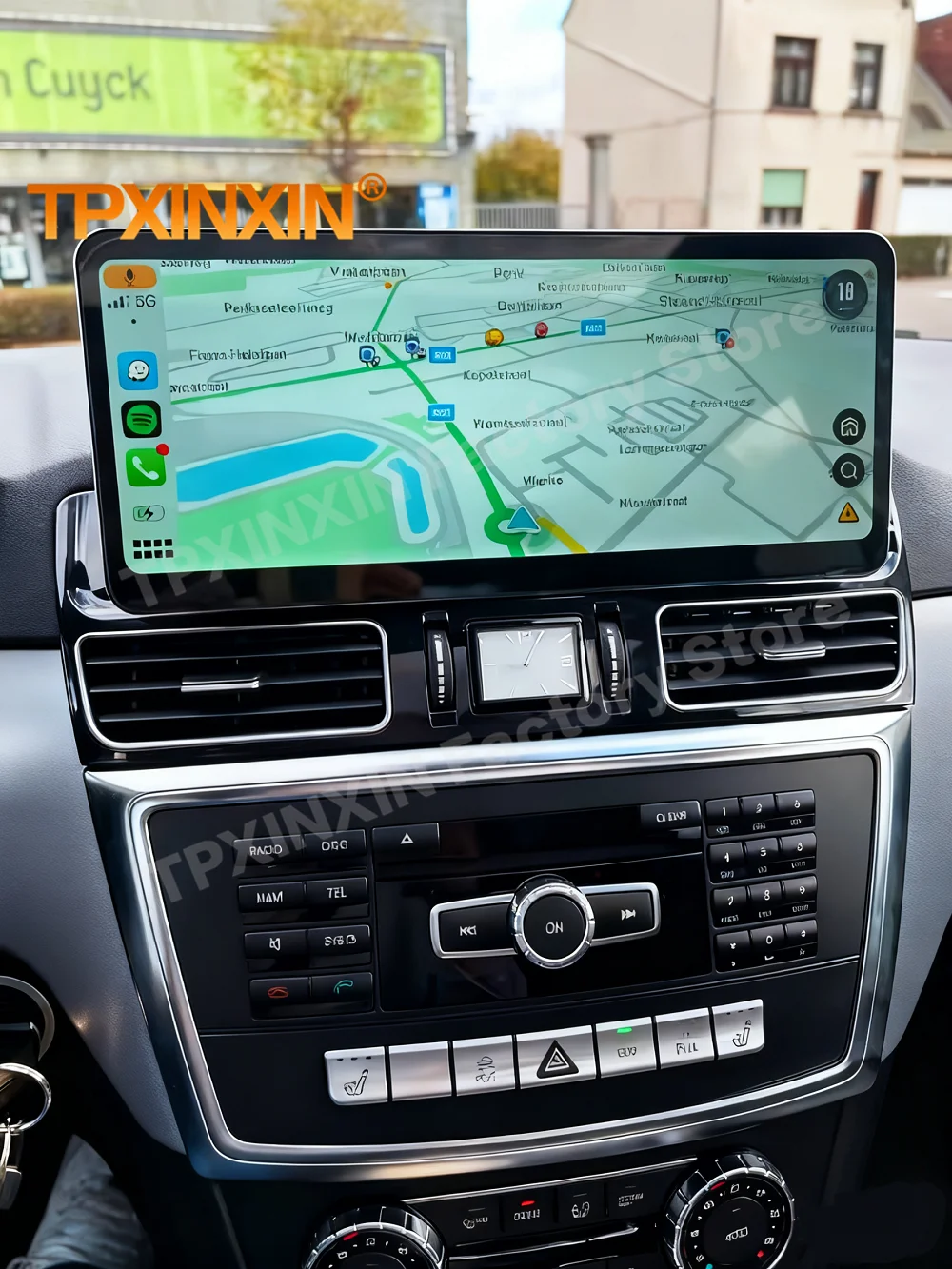 Linux Wireless AppleCarPlay Android Auto HiCar For Benz ML W166 GL X166 2012-2015 Original Car Upgrade GPS Mirror Link 1920*720