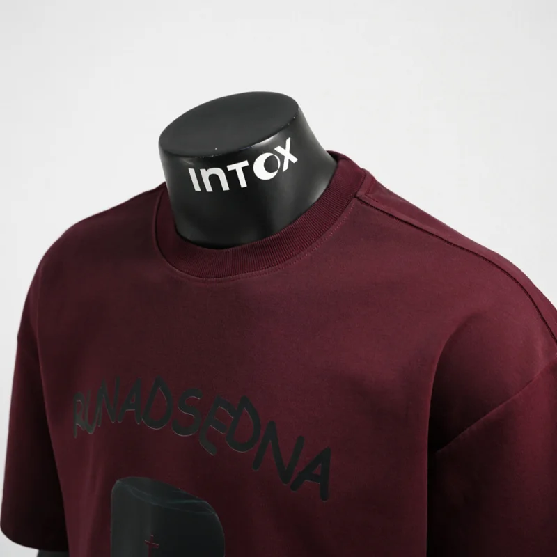 تي شيرت Chuangyi مطبوع بأكمام قصيرة للرجال 2025 صيفي نمط جديد عصري فضفاض ومتعدد الاستخدامات ومريح برقبة دائرية