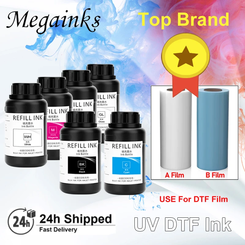 

Чернила UV DTF 250 мл для УФ-пленки dtf для epson L800 L1800 L805 1390 R290 R1800 R1900 DX4 DX5 DX6 DX7 TX800 XP600 УФ-струйный принтер