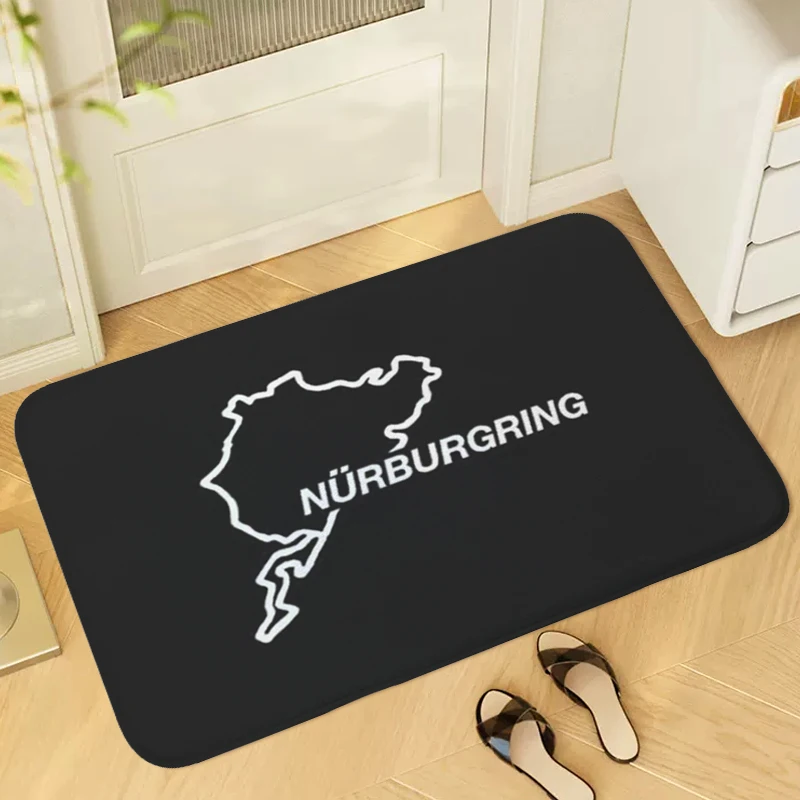 

Main Door Entry Mat N-Nurburgrings Bathroom Bedroom Rug Slip-resistant Room Floor Carpet for Kitchen Custom Doormat Home