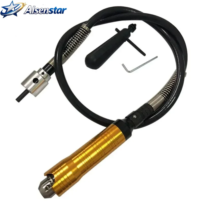 Suitable for hand drill extension tube rotating tool, electric drill with accessories 0.3-6.5mm drill chuck flexible shaft tube