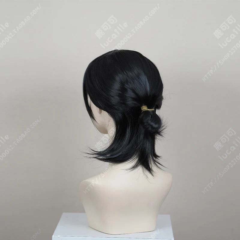 Anime Summer Time Rendering Wigs Shinpei Ajiro Cosplay Wig Men Short Black wig Summer Time Rendering Wig