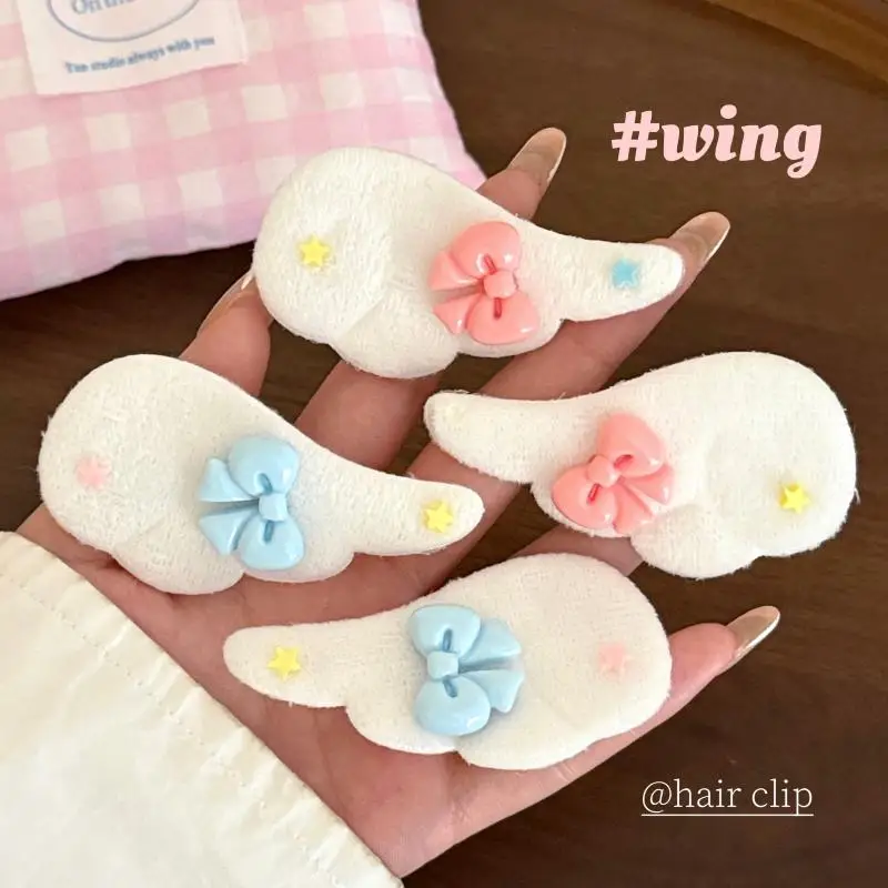 Immagine 5: Fermagli per capelli in peluche con fiocco a stella, 2 pezzi, per decorazioni e accessori per tutte le occasioni