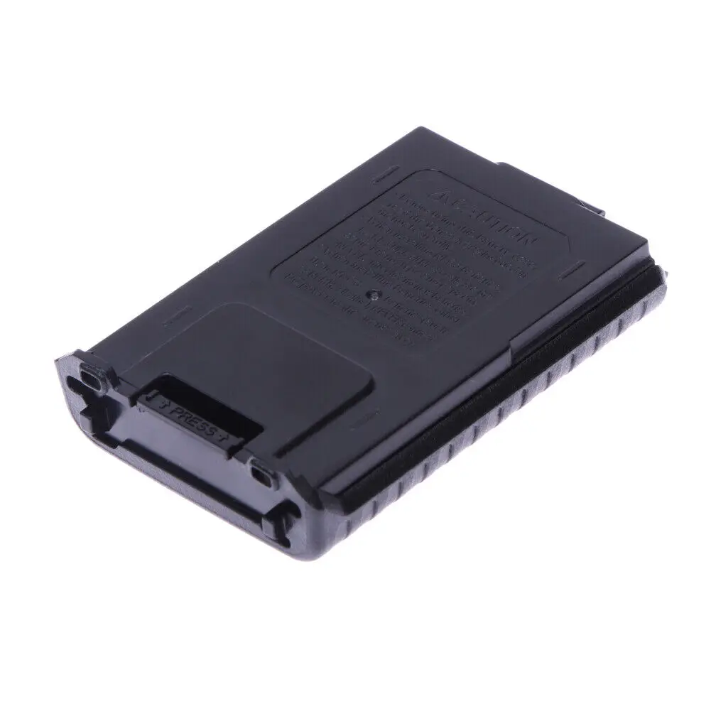 1Pc Battery Case For BaoFeng UV-5R UV-5R III UV-5RT BF-F8HP Walkie Talkies High Quality Plastic Black Solid Accessories