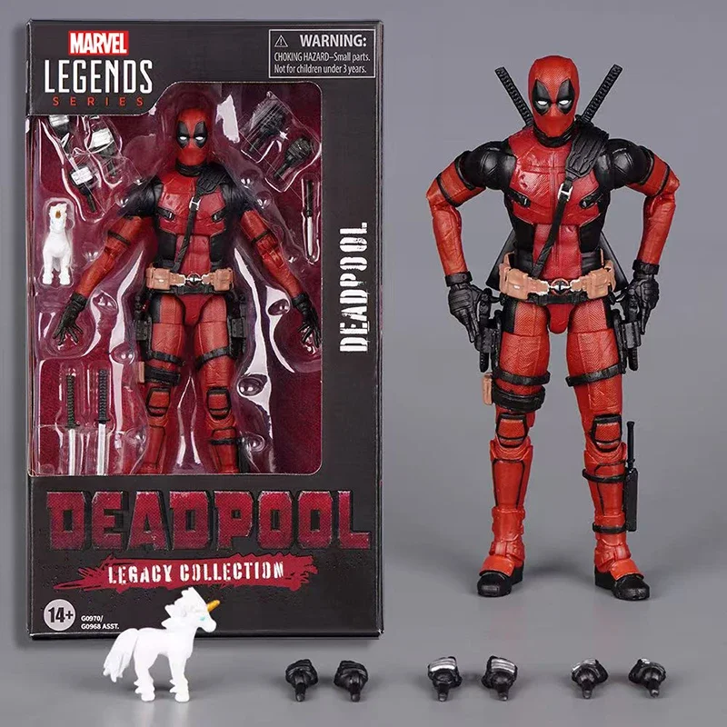 Marvel Deadpool Action Figure Toys Film Version Articular Mobility Wolverine Suit Marvel Legends Toy Hero Model Collect Kid Gift