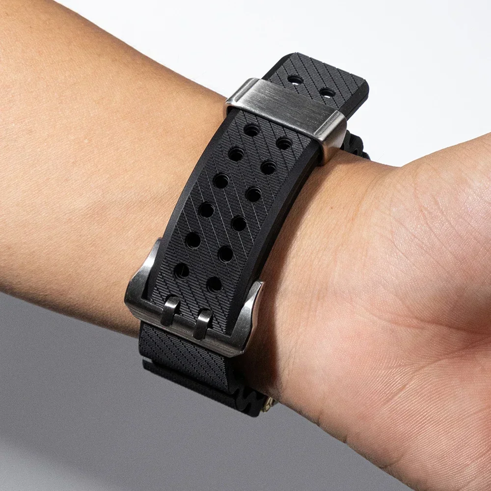 الرياضة شريط مطاطي لساعة أبل 49 مللي متر حزام معدني موصل حزام الساعات ل Iwatch 10 46 مللي متر 9 8 7 6 Se 45 مللي متر 44 مللي متر 316L الصلب مشبك