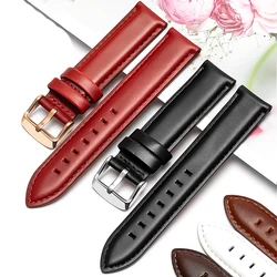 High Quality Genuine Leather Watch Strap Brown Watchband Men's Watch For DW Daniel Wellington Watch Band 17mm 18mm 19mm 20mm