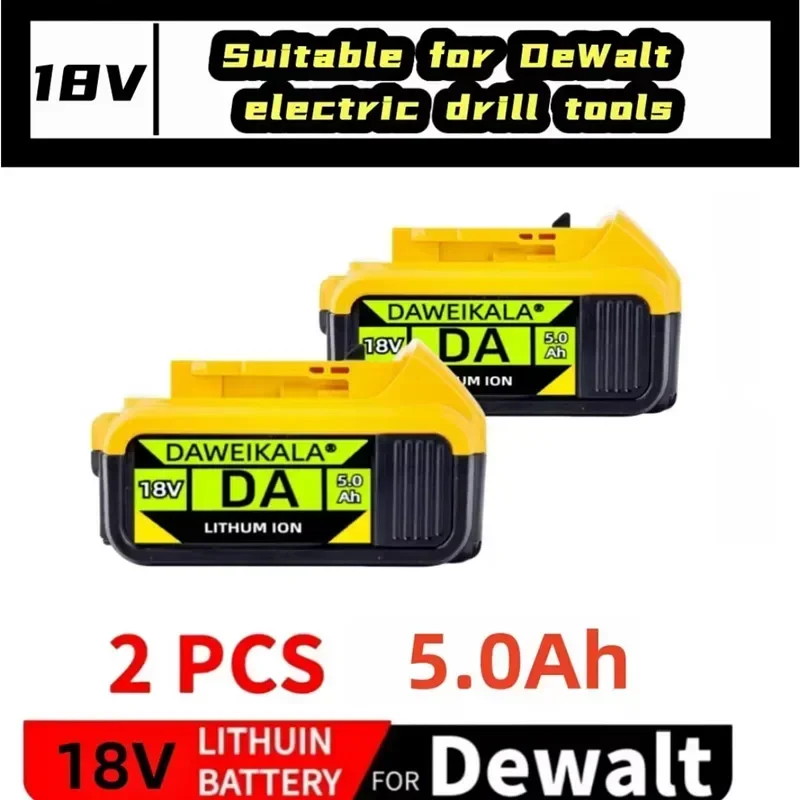 

Оригинальный сменный литиевый аккумулятор DCB200 20 В 5000 мАч для Dewalt 18 В DCB184 DCB200 DCB182 DCB180 DCB181 DCB182 DCB201 DCB206